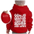 thumbnail image 5 of MEZZALL Sweat à Capuche Sport à Manches Longues Imprimé Mignon Décontracté pour Garçons et Filles, Rouge, 3-4 Ans, 5 of 5