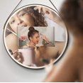 thumbnail image 1 of HILO Light Smart Mirror | Smart Make-Up Mirror Vanity Lighted Makeup Mirror, Smart Bathroom Mirror, Smart Round Mirror | Weather Forecast, Touch Screen, Powerful light strip & Different Modes - 20", 1 of 9