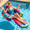 Tie-Dye, variant on Freetime Fun Tie Dye Designer Adult Pool Lounge Float Chair Lounger for Pool, Lake or River -PT2550T