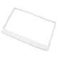 thumbnail image 4 of Ajuste de la cubierta de la pantalla de navegación Protección fuerte Ajuste perfecto Reemplazo de la cubierta del marco de la pantalla de control central para Tesla Modelo 3 Y Blanco, 4 of 5