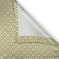 thumbnail image 4 of Ambesonne Retro Valance Pack of 2, Diamond Line Pattern, 42"X12", Yellow and Cream, 4 of 5