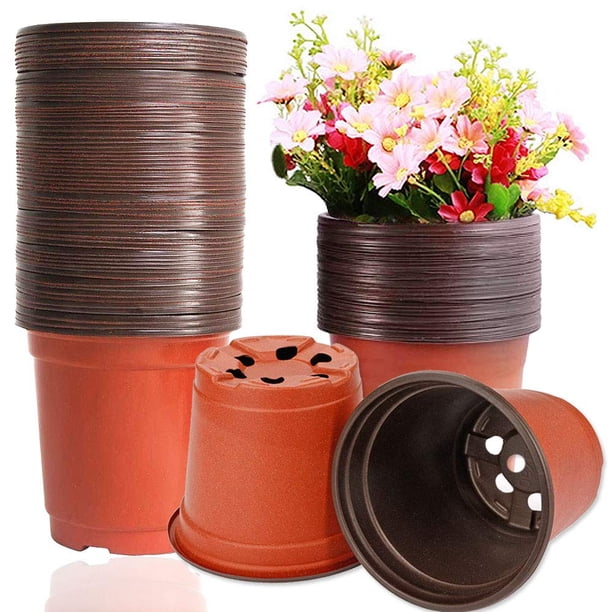 1000 Pcs 3.5" Plastic Plants Nursery Seed Starting Pots for Succulents Seedlings Cuttings