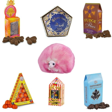 Harry London Chocolates - The Wizarding World of Harry Potter Chocolate Giftset with Pink Pygmy Puff and Bertie Bot by Universal Studios