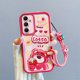 thumbnail image 3 of Lotso-funda de teléfono para Samsung Galaxy A10S, A31, A32, A33, A34, A35, A30, A50, A51, A52s, A53, A54, A55, M12, M13, 5G, Kuromi, correa para la muñeca, 3 of 5