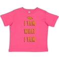 thumbnail image 3 of Inktastic Thanksgiving I Yam What I Yam Funny Boys or Girls Toddler T-Shirt, 3 of 5