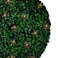 thumbnail image 4 of 3rd Street Inn 15" Large Boxwood Lighted Topiary Ball - 1 Pack, 4 of 5