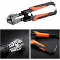 thumbnail image 2 of Bolt Cutters, 8" Heavy Duty Cable Cutter Pliers, Spring Loaded Pliers with Comfortable Soft Rubber Grip, Easily Cuts Locks, Barbed Wire, Thick Wire, 2 of 4