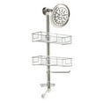 thumbnail image 2 of iDesign, Bathroom Shower Caddy Station for Shampoo, Conditioner, Soap, Stainless Steel, 2 of 5