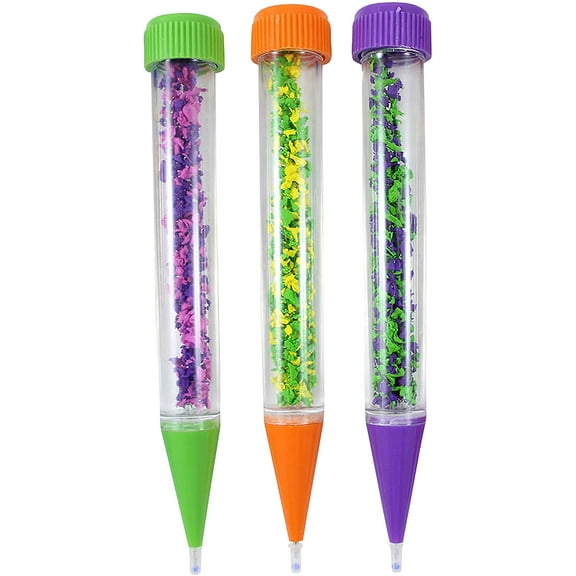 3 Flowing Compound Motion Pen - Filled with Moving Stuff - Soothing and Calming Motion Pen - Liquid Timer Sensory Office Toy - Visual Stimulation