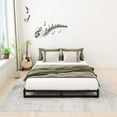 thumbnail image 5 of Lutown-Teen 7 inch Full Size Bed Frame No Box Spring Needed, Heavy Duty Metal Platform Beds with Sturdy Steal Slats for Mattress Foundation, Easy Assembly, Noise Free, Black, 5 of 5