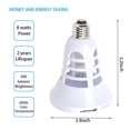 thumbnail image 6 of Grow Light, Grow Lamp Bulb Plant Lights Sunlike Full Spectrum Bulb, Grow Light for Indoor Plants for Vegetables Flower Garden Herbs Succulents Hydroponics Greenhouse Growing 110V E26/E27 Socket, 6 of 6