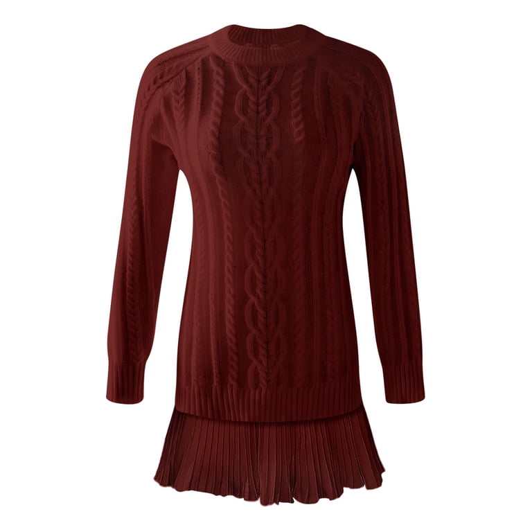 beige dress knit Mina Knit Midi Dress – BOBBI ROCCO main image 1