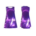 thumbnail image 5 of Sigee Geometry Dash (41) for Women's Sleeveless Dress Relaxed Fit Dress with Pockets, 5 of 7