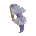 thumbnail image 2 of Girls Sparkle Headband with Grosgrain Bow - 12 Colors!, 2 of 2