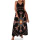 thumbnail image 1 of Nuevo vestido sin mangas de mostaza índigo, vestido elegante, vestidos de mujer, vestido de mujer, 1 of 7