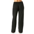 thumbnail image 3 of Just Love Silky Soft Women's Pajama Pants - Stretchy Sleepwear for a Great Night's Rest (Black With White Dots, X-Large), 3 of 3