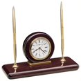 thumbnail image 1 of Howard Miller Ensemble de Bureau en Bois de Rose Horloge de Table, 1 of 1