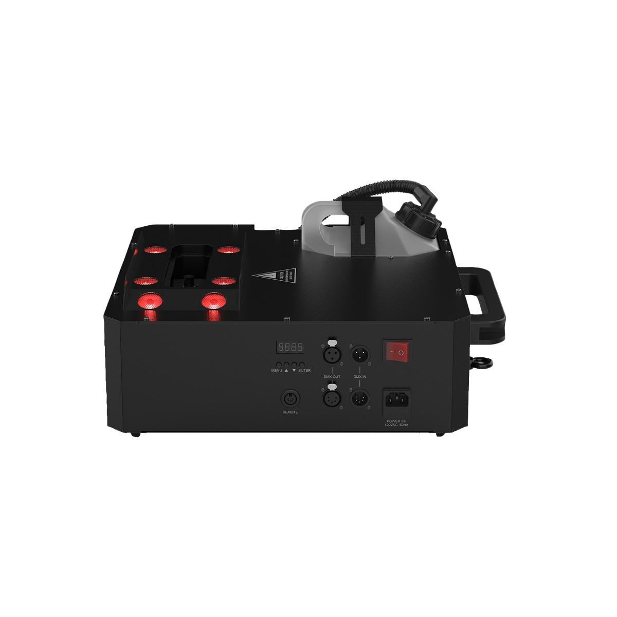 Chauvet DJ Geyser Move Pyrotechnic-Style Effect Fog Machine 2-Pack with Fluid and Bags Package