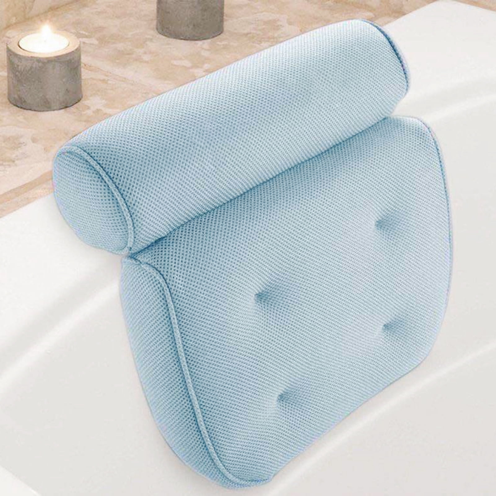 Visland Bath Pillow, Relaxing Bath Pillows for Tub Neck and Back