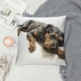 thumbnail image 2 of MDO Redland Art Cute Pet Boston Terrier Dog Throw Pillow Covers Linen Sofa Decorative Cushion Cases for Home Decor 18×18 Inch, 2 of 5