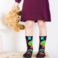 thumbnail image 5 of Rateoe Bright Mushrooms Pattern Children's Socks, Socks Gifts ,kids Crew Soft Cotton Socks , Moisture-Wicking, Durable, Ideal for Daily Wear & Sports, 5 of 5