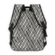 thumbnail image 4 of Easygdp Black White Stripes Mochila Ergonómica Versátil para Laptop - Múltiples Bolsillos, Correas Ajustables, Unisex para Escuela, Viajes y Actividades al Aire Libre-One Size, 4 of 5