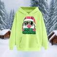 thumbnail image 6 of Craaazy Women's Christmas Hoodies with Long Sleeves Loose Fit Pockets Sweatshirt Gifts, 6 of 6