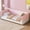 Pink, variant on Euroco Upholstery Twin Size Platform Bed, Velvet Low Profile Floor Sofa Bed, Pink