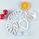 thumbnail image 3 of 4 moldes para pasteles con forma de hoja, suministros de manualidades para bricolaje, cortadores de galletas de plástico para decoración del hogar., 3 of 8