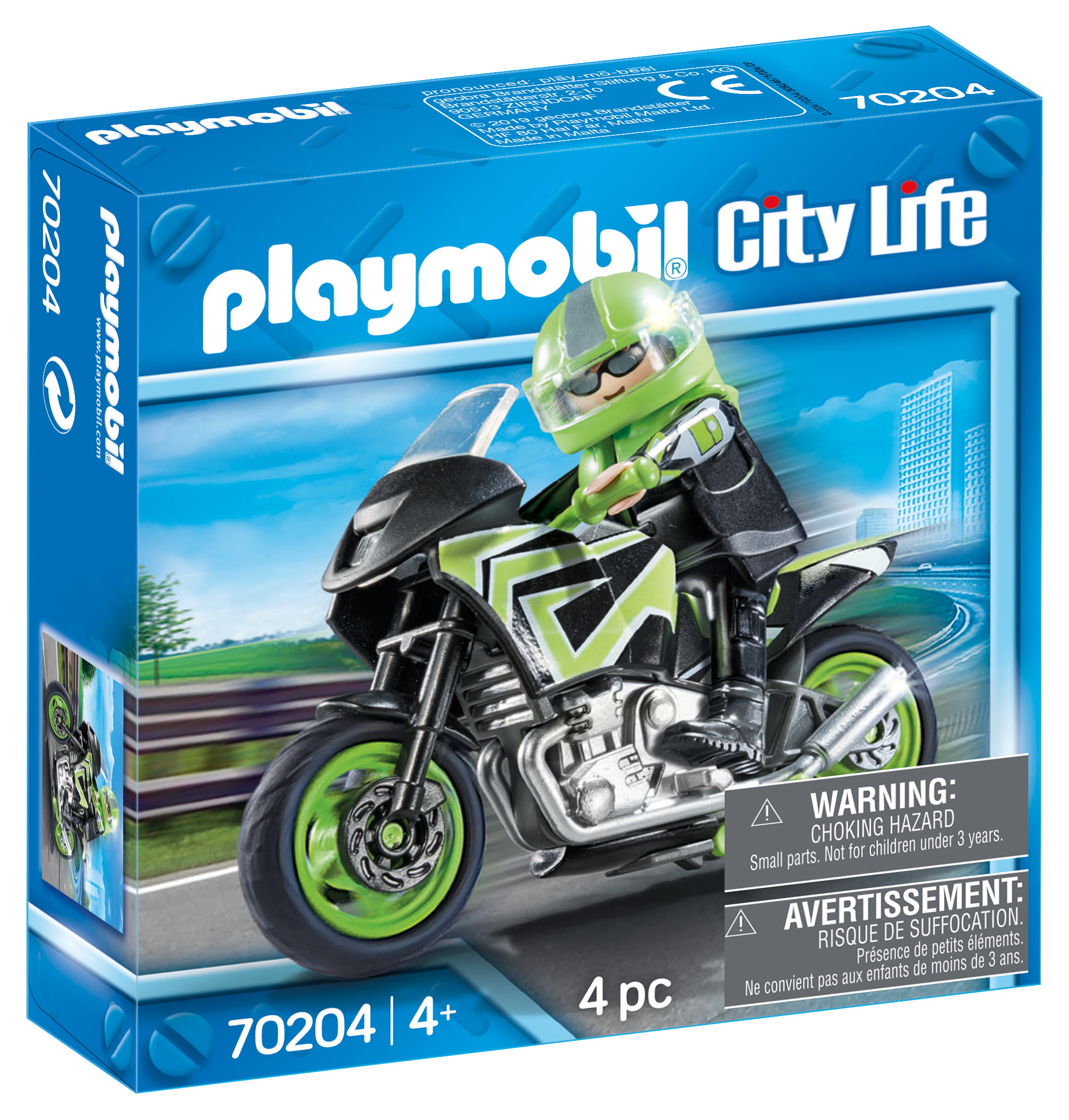 PLAYMOBIL Prison Escape Police Motorcycle - Children Ages 4+ 