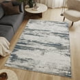 thumbnail image 2 of LiviNest 3D Art Modern Area Rug: 7x10 Gray Geometric Rug - Durable Polyester & Jute for Living Room & High Traffic Areas - Kid & Pet Friendly, 2 of 5
