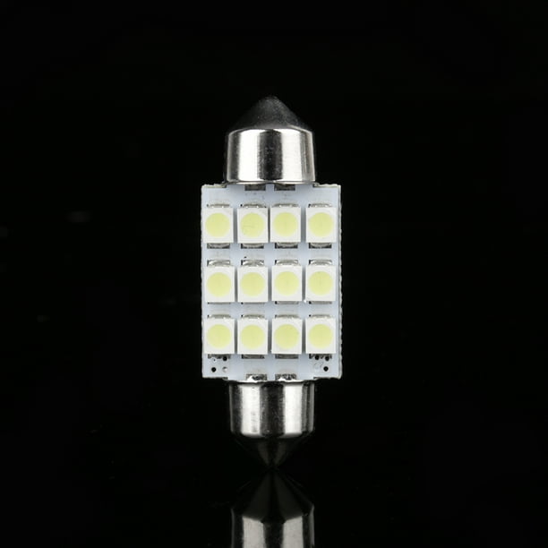 Ampoule De Voiture 12 SMD, Lampe De Carte Dôme Intérieure De 31 Mm Pour  Plafonnier Pour Lampe De Carte 