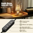 thumbnail image 3 of Fimilo Candle Warmer Lamp with Timer, Dimmable Candle Warmer for Jar Candles, Height Adjustable Wax Melts Warmer, Birthday Gifts for Women Mom, House Warming Gifts, 3 of 12