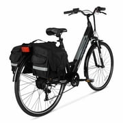 Hyper Bicycles 36V 700C Electric Commuter E-Bike, Adult Ages 13+, Pedal-Assist, 250W Motor, Black