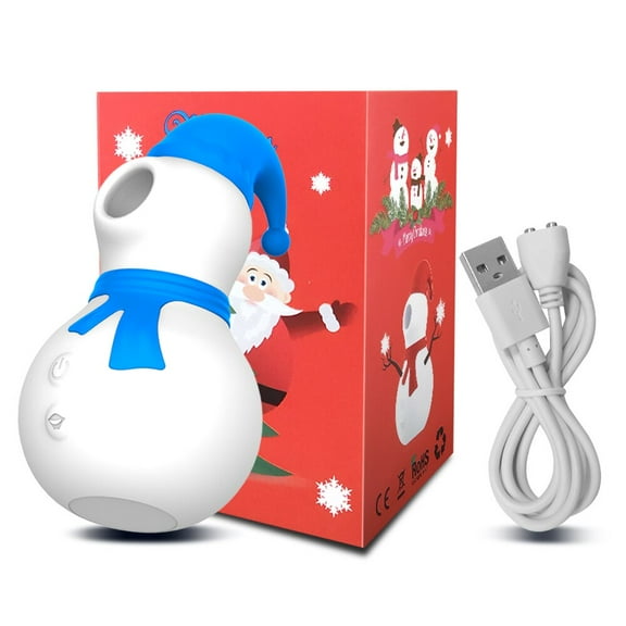 XBONP Sucking Vibrator for Women Vacuum Stimulator Female Masturbator Snowman Sex Toys for Adults Blue