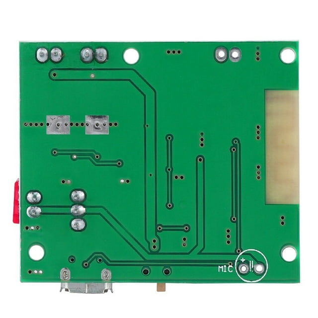 Tablero de Amplificador, PlacA de Amplificador de Entrada de Audio Liviano, Verde Manos Libres de 3.7V-5V Verde para Altavoz de Audio