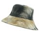 thumbnail image 2 of Sombrero de pescador reversible con estampado tie-dye de algodón para mujer, plegable, ideal para viajar. Verde Oscuro + Caqui, 2 of 9