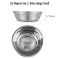 thumbnail image 3 of Estación de alimentación para perros Yangbaga extra alta con cuenco de acero inoxidable, 3 of 7