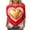 Multicolor 9, variant on BLVB Womens 3/4 Sleeve Crew Neck T-Shirts Valentina's Day Spring Shirts Love Heart Printed Graphic Tees Tops Gifts