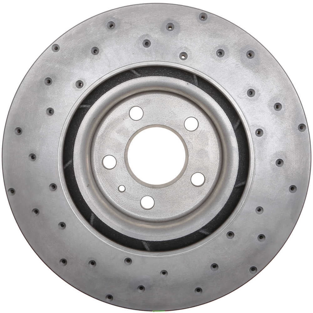StopTech Drilled Sport Brake Rotor Fits select: 2010-2012 AUDI S4, 2008-2011 AUDI S5