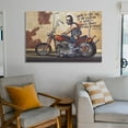 thumbnail image 6 of Ape Hanger Days Motorcycle Rider Poster David Mann Art Poster Canvas Painting Decor Wall Print Photo Gifts Home Modern Decorative Posters 24x36inch(60x90cm), 6 of 6