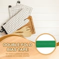 thumbnail image 4 of Uxcell Double Fold Bias Tape for Sewing, Quilt Binding Cotton Bias Tape Double Fold Fit for Hemming Green, 4 of 7