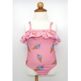 thumbnail image 2 of Baby Toddler Girls Lovely Patterned Ruffled-Tier One-Piece Swimsuit (Ice Cream, 2-3 Years), 2 of 6