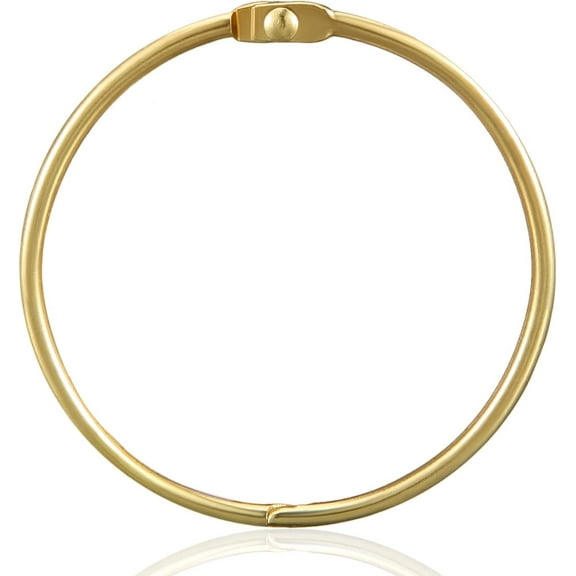 Gold Shower Curtain Hooks Decorative, Set of 24, Rustproof Shower Rings for Bathroom