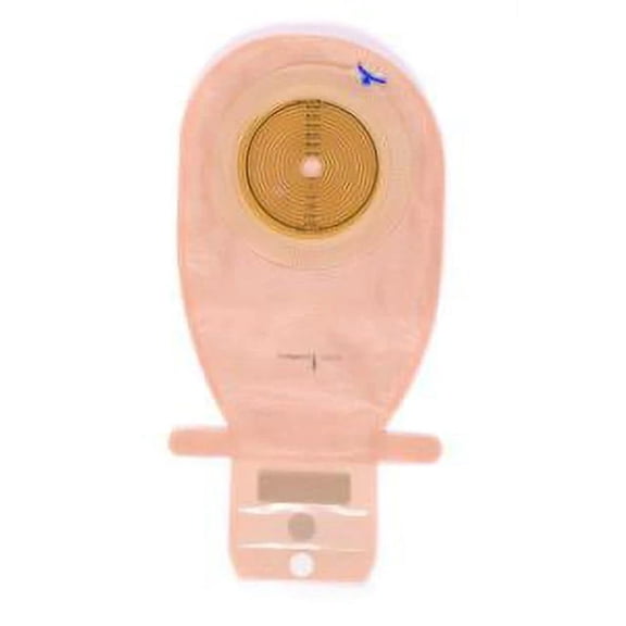 Assura 1-Piece Wide Outlet Drainable Pouch Cut-to-Fit Non-Convex 3/8 - 2-3/4, Opaque Model #: 6215879 Qty of 10