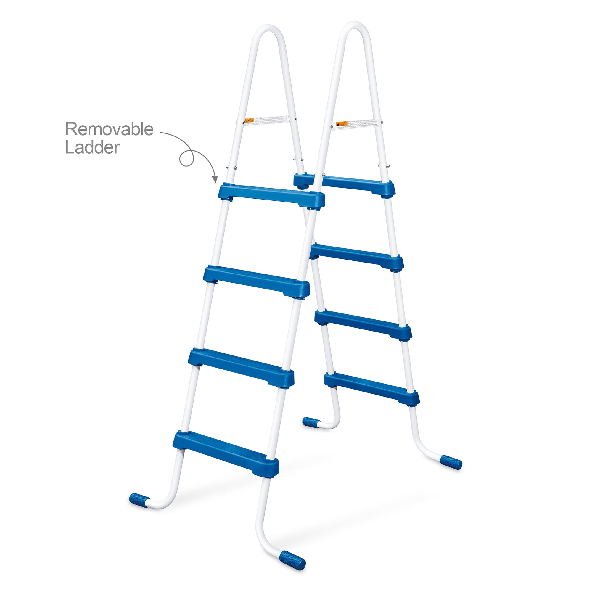 Funsicle 48" SureStep Pool Ladder, for Above Ground Swimming Pools, Blue & White