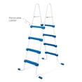 thumbnail image 2 of Funsicle 48 Inch SureStep 3 Stair Outdoor Above-Ground Swimming Pool Ladder, 2 of 6