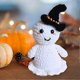 thumbnail image 2 of Cute Plush Ghost Pillow for Halloween - Decorative Throw Pillow for Sofa & Bed, Soft White Ghost Ornament for Fun Room Decor & Gifts, 2 of 5