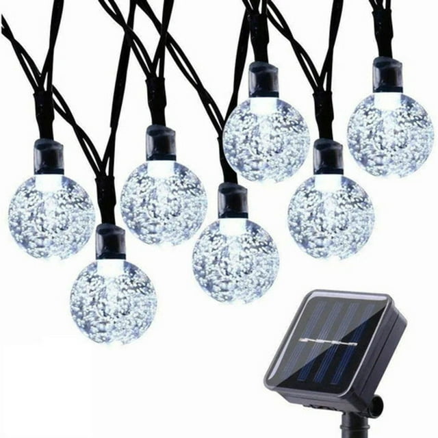 Serie de 30 Y 50 Luces Led Solares Para Exteriores blanco