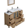 thumbnail image 4 of Vanity Art 48" Single Sink Freestanding Bathroom Vanity Set with Ceramic Top and Mirror, 4 of 10
